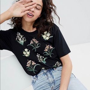 ASOS embroidered t shirt